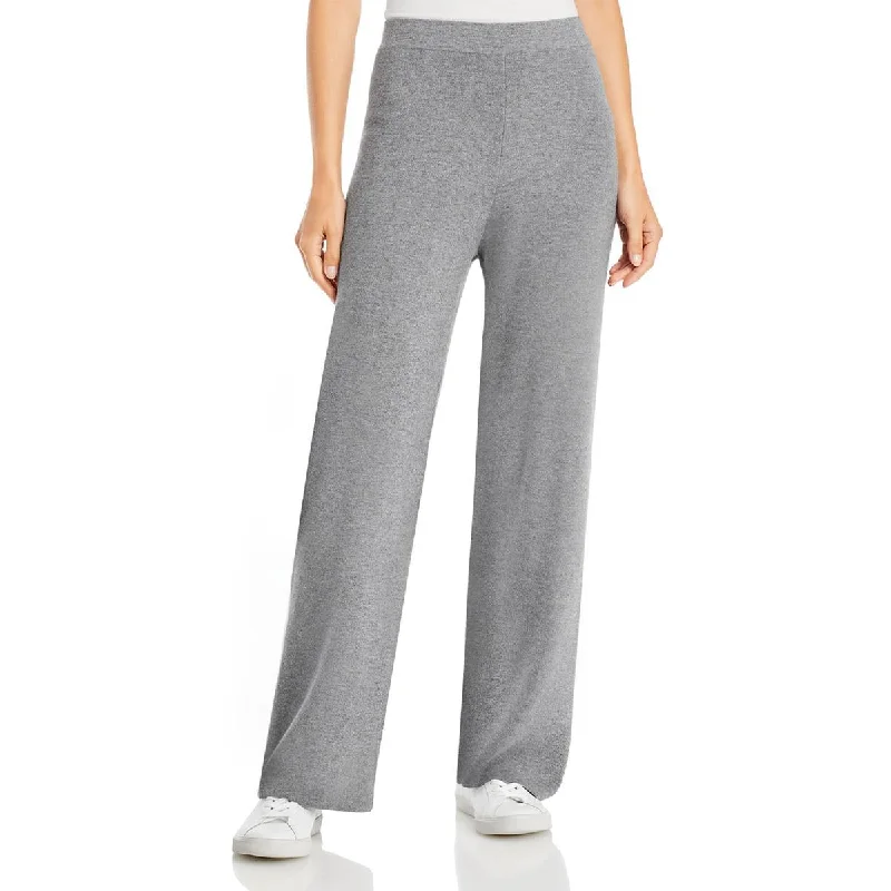 Milano Womens Pull On Knit Wide Leg Pants