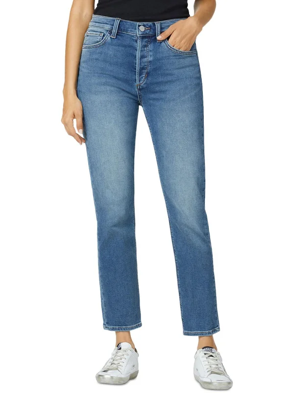 The Scout Womens Mid-Rise Crop Boyfriend Jeans